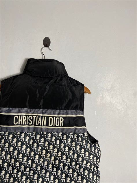 dior monogram puffer vest